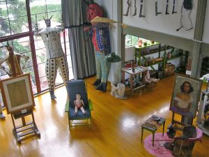 Vista interior de la Casa Estudio Diego Rivera y Frida Khalo. Foto: http://macenmexico.blogspot.mx/
