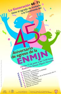 45 Aniversario de egreso ENMJN